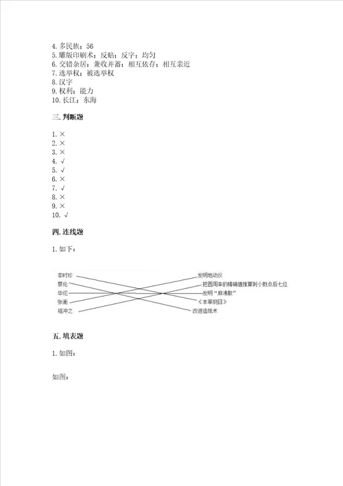 2022小学五年级上册道德与法治 期末测试卷及完整答案（网校专用）