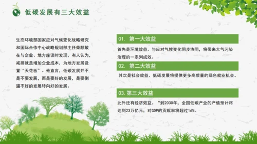 碳达峰碳中和绿色环保科普通用PPT模板