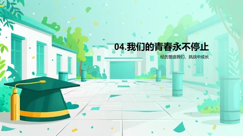 毕业图集分享PPT模板