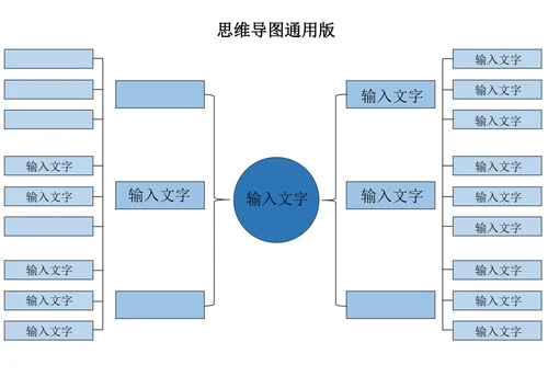 思维导图通用版样式