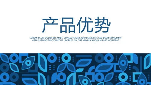 蓝色科技网络信息化科技产品介绍动态PPT