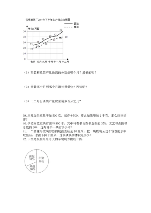 六年级小升初数学应用题50道及答案（必刷）.docx