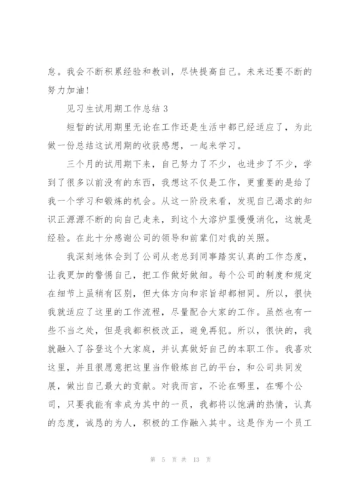 见习生试用期工作总结.docx