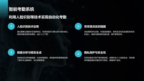蓝色科技风教育培训AI技术PPT模板