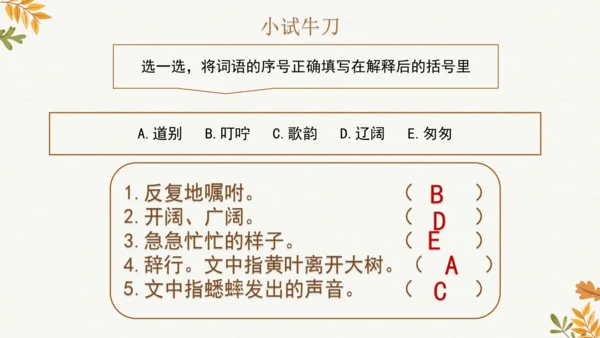 7 听听，秋的声音  课件