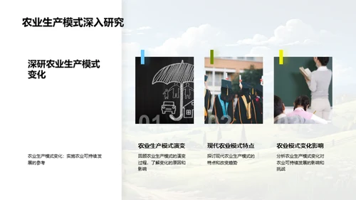 农业转型与可持续发展