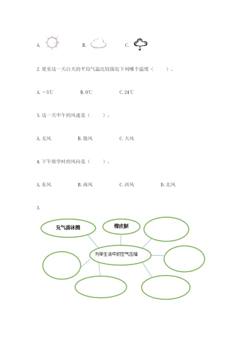 教科版三年级上册科学期末测试卷精品【综合题】.docx