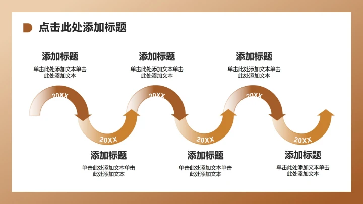 棕色简约风大学生职业生涯规划PPT模板