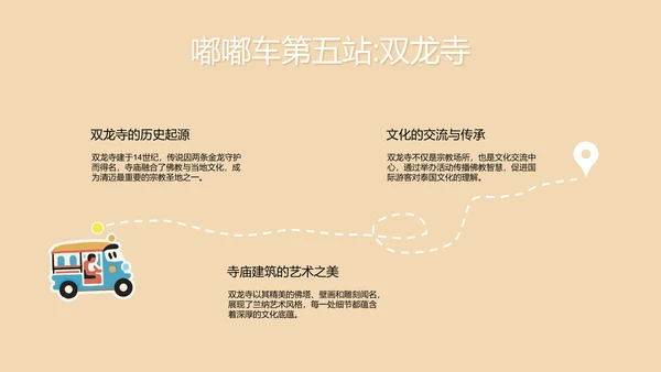 卡通贴纸风泰国旅游攻略