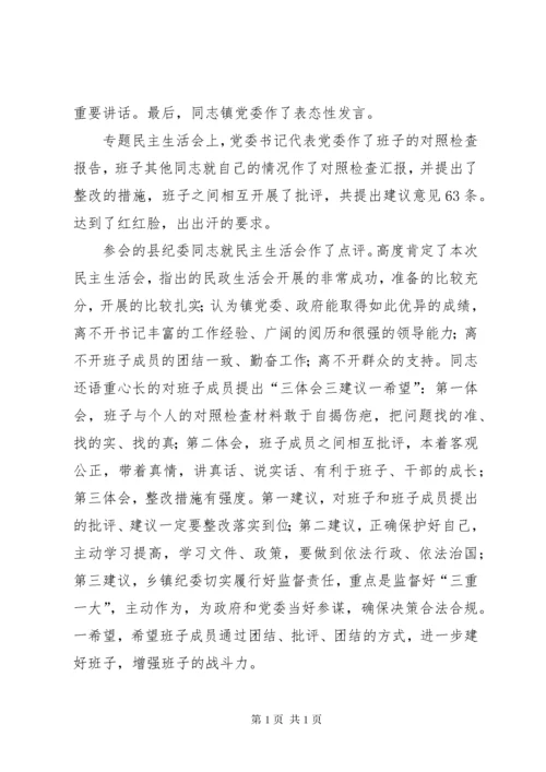 党委专题民主生活会工作总结.docx