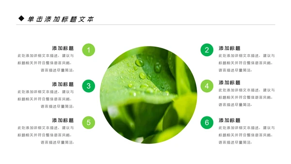 绿色清新生态文明环保低碳和谐社区PPT模板