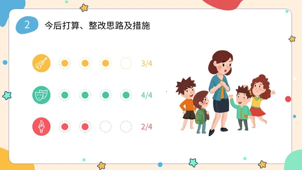 简约形状可爱活泼卡通学生幼儿园工作汇报PPT工作总结