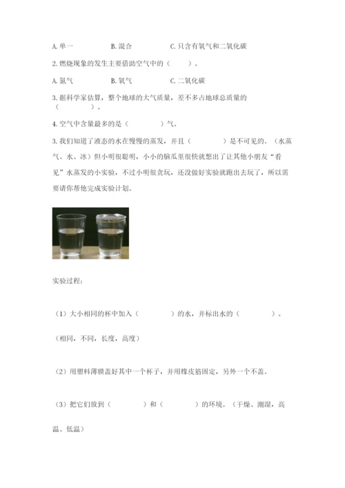 教科版三年级上册科学期末测试卷附完整答案【历年真题】.docx