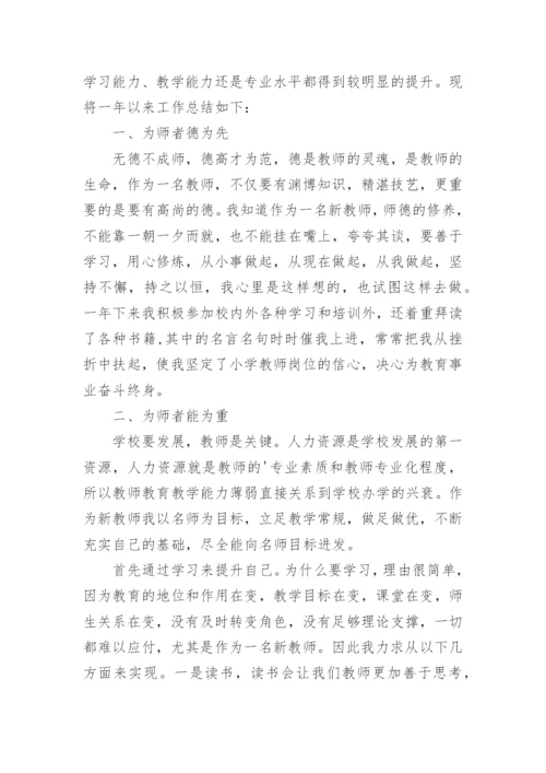 新教师试用期总结.docx