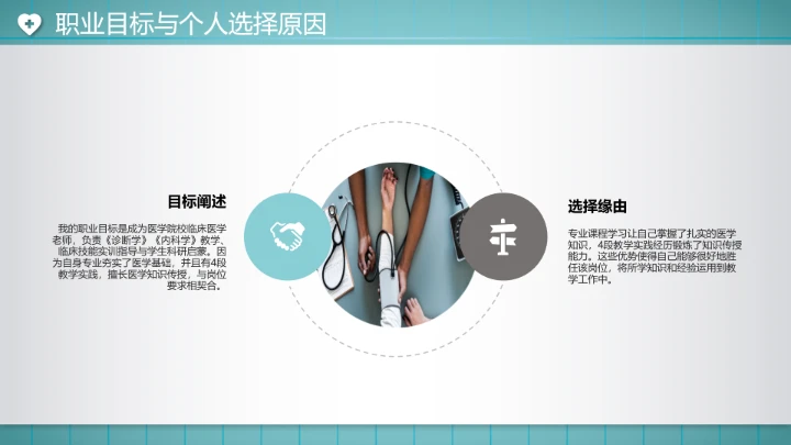 临床医学专业大学生求职个人能力综合展示职业生涯规划PPT