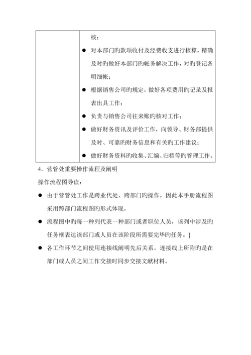 公司营销管理处工作标准手册.docx