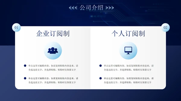 未来科技风公司企业商业计划书PPT模板
