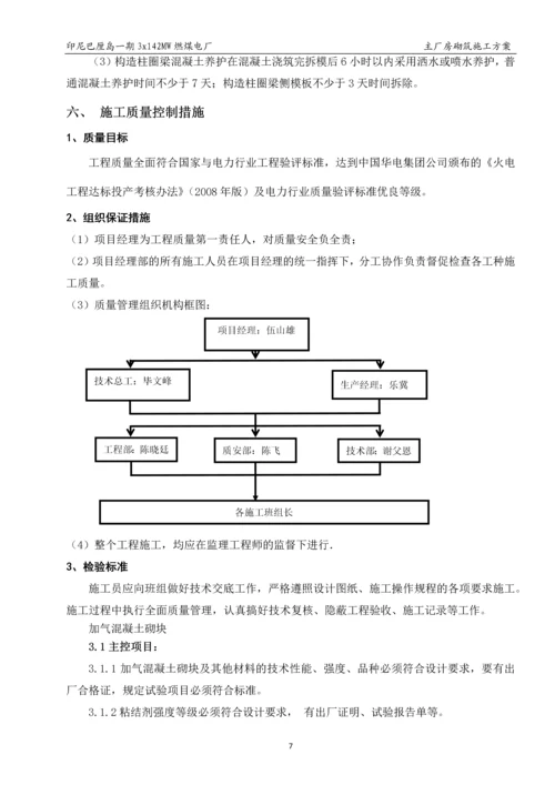 主厂房砌筑施工方案.docx