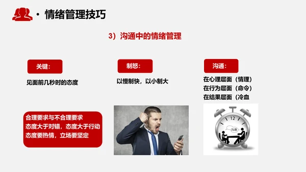 心态决定成败情绪管理通用PPT模板