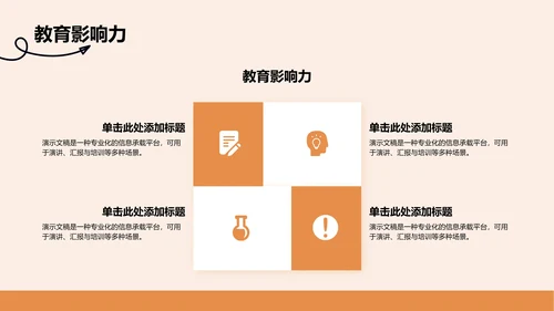 橙色3D风个人自我介绍PPT