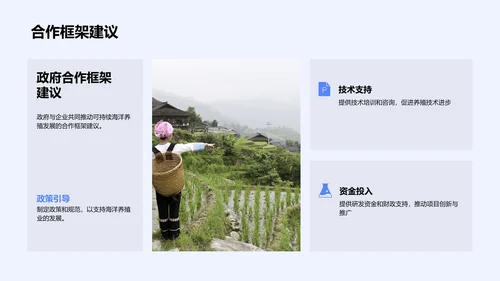 海洋养殖商业方案PPT模板