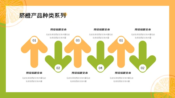 赣南脐橙新鲜上市通用PPT模板