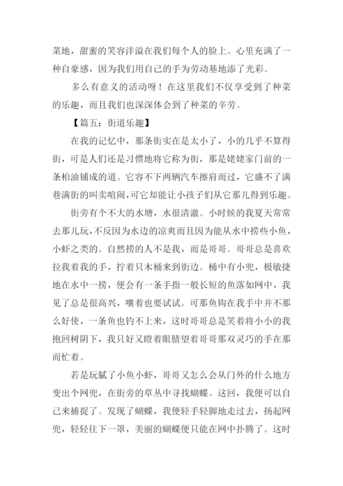 关于乐趣的作文400.docx
