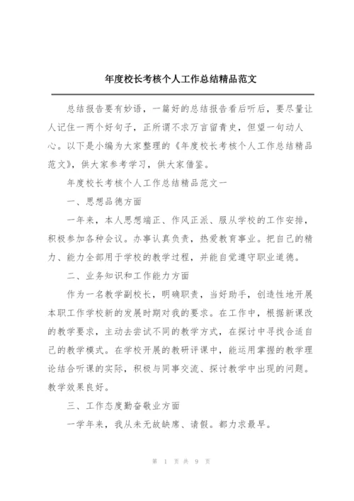 年度校长考核个人工作总结精品范文.docx