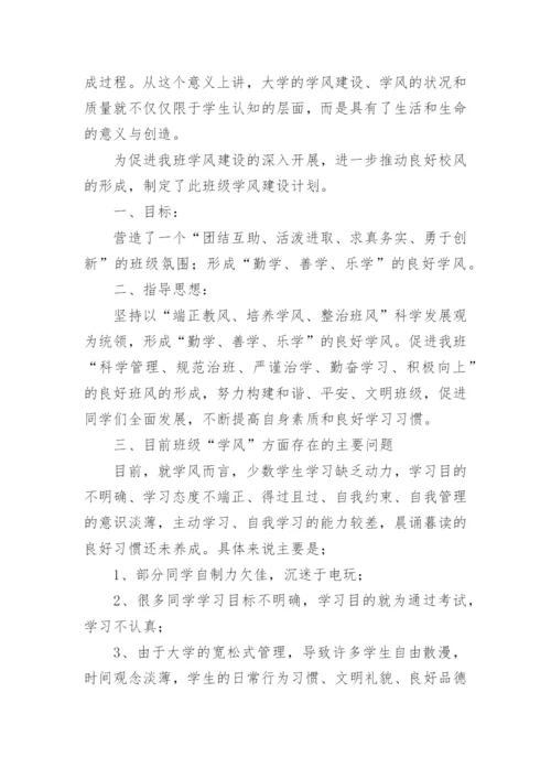 中职班主任技能大赛班级建设方案.docx
