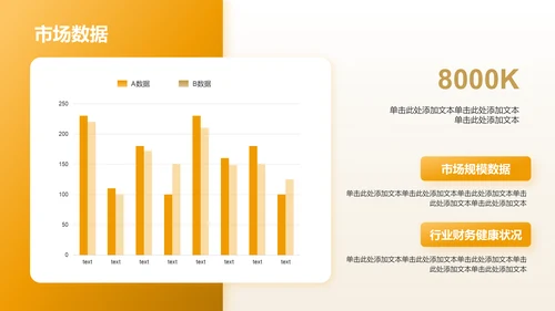 橙色3D风财经通用毕业开题报告答辩PPT模板