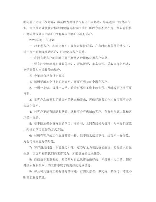 精编之销售业务员的年度工作计划范文6篇.docx