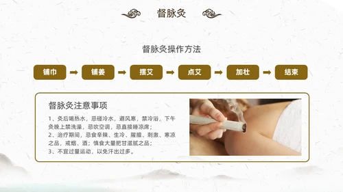 中国风古风中医妇科外治法传统中医文化经络护理培训PPT