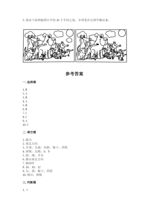 教科版二年级下册科学期末测试卷附参考答案（轻巧夺冠）.docx