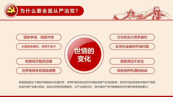 全面从严治党党建党风廉政建设党课PPT
