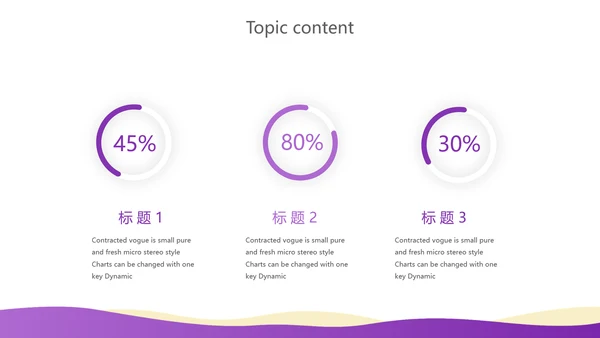 紫色创意企业管理培训商务通用动态PPT模板