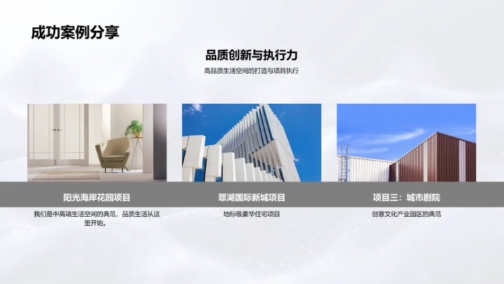 优质房产打造策略PPT模板