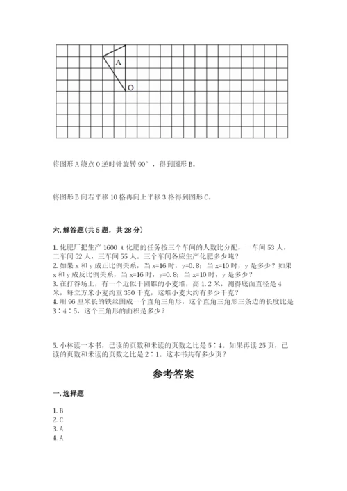 北师大版六年级下册数学期末测试卷【精选题】.docx