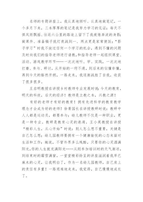 教师培训总结_个人总结.docx