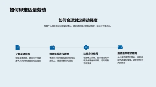 健康劳动五年级讲座PPT模板