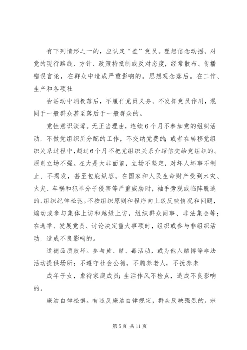 非公有制企业党组织开展民主评议党员工作实施方案 (2).docx