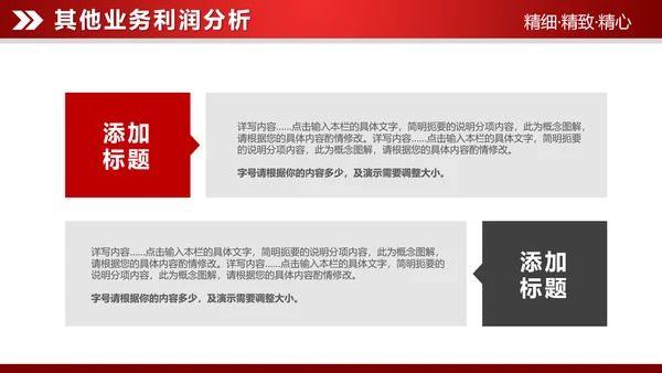 红色大气2019财务数据分析报告PPT