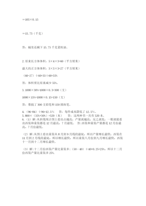 浙江省宁波市小升初数学试卷及参考答案【综合卷】.docx