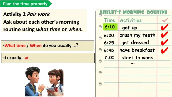 Unit 6 A Day in the Life Section A How do you spen