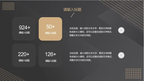 黑色高端商务总结汇报PPT模板