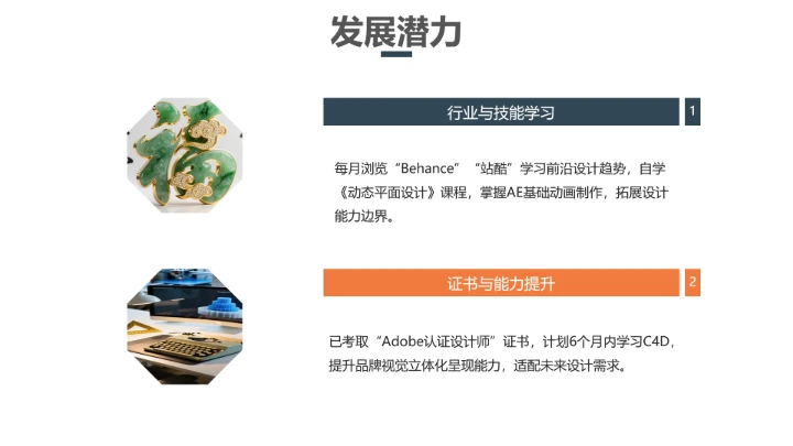 视觉传达与设计专业大学生求职综合展示职业生涯规划通用PPT11