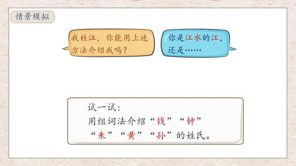 【核心素养】部编版语文一年级下册-识字2. 姓氏歌 第2课时（课件）