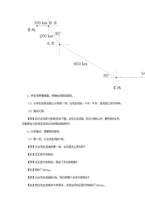 描述并绘制路线图-教学设计-教案