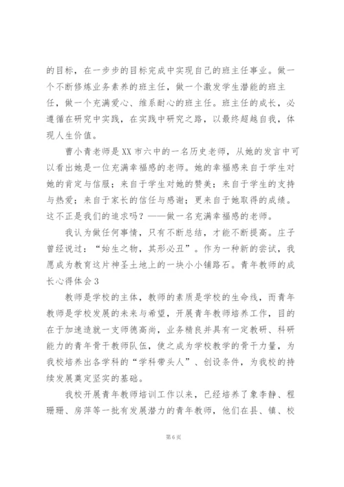 青年教师的成长心得体会.docx