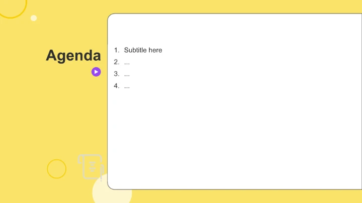 黄色插画风学生会竞选