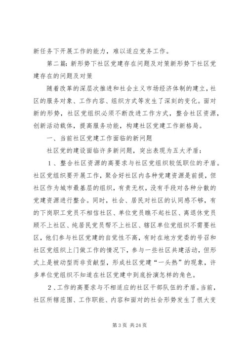 新形势下党建工作存在的重点难点问题.docx